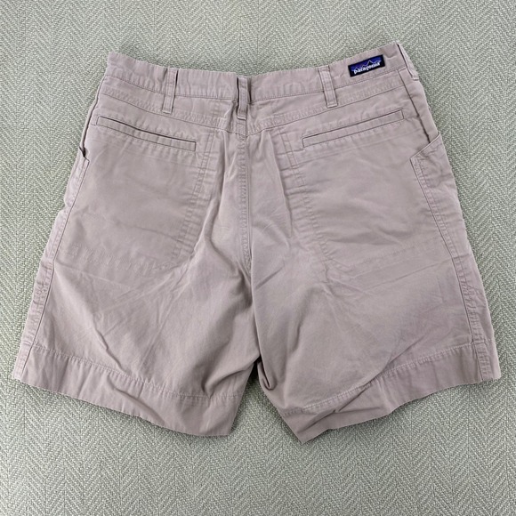 Patagonia Mens Organic Cotton Canvas Utility Shorts Khaki Tan Size 34 Regular - Picture 3 of 6
